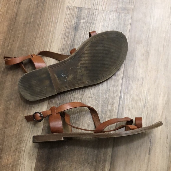 Steve Madden brown leather sandals 7.5 - Picture 4 of 4